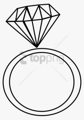 Free Png Download Ringblack And White Png Images Background - Transparent Background Diamond Ring Clip Art #9164007