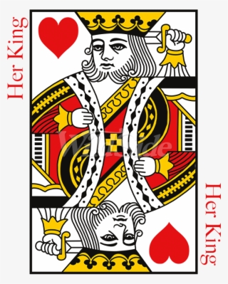 Her King Playing Card - Дама Карта Пнг #9164206