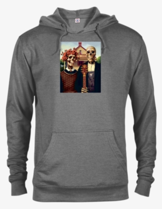 Skeleton Station French Terry Hoodie - Sweatshirt #9166339