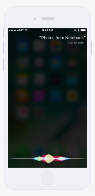 Notebook's Siri Integration - Smartphone #9166655