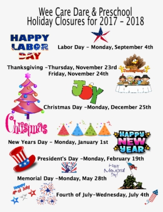 Full Day, Half Day & School Age Closure Dates - Uncle Sam Hat Clip Art #9167492