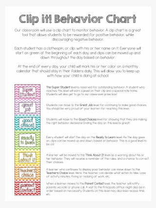 Daily Behavior Chart Template Free Templates At Com - Document #9167781