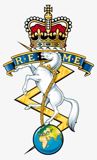 Svg Royalty Free Library Royal Electrical And Mechanical - Royal Engineers Cap Badge #9167827