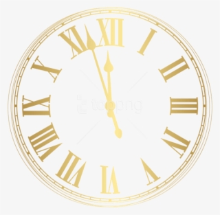 Free Png New Year Clock Png - New Year Clock Png #9168382