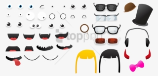 Free Png Download Printable Eyes Ears Nose And Mouth - Eyes Nose Mouth Template #9168958
