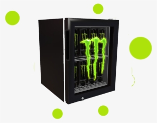 Monster Energy Mini-fridge Full Of Drinks - Graphic Design #9170080