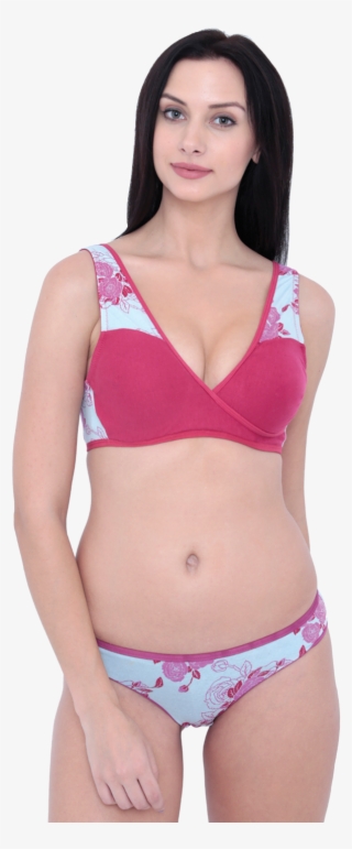 Organic Antimicrobial Sleeping/feeding Bra & Panty - Bikini #9170688
