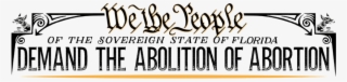 The People Of Florida Murder 72,000 Babies Every Year - Calligraphy #9170691