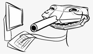 Troll Tank - Line Art #9170830