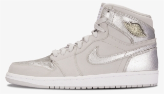 Air Jordan 1 Silver - Sneakers #9171671