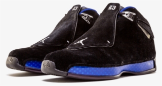 Air Jordan 18 Black Sport Royal Aa2494-007 - Jordan 18 Black And Blue #9171825