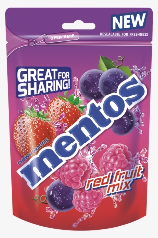 Mentos Doy Bag Red Fruit Mix 1x10 #9171952