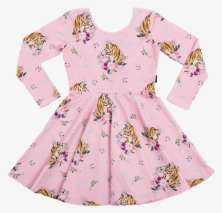 Rock Your Kid Wild Floral Waisted Dress #9173845