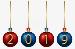 Free Png 2019 Christmas Balls Red Blue Png - Blue Red Christmas Png #9173933