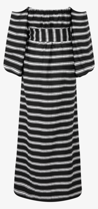 Rosie Black Striped Dress - Dress #9174092