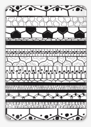 Black Stripes Skin Ipad Air - Cartoon #9174232