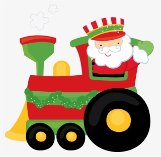 Christmas Train Clipart - Santa Train Clip Art #9174639