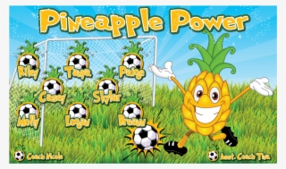 3'x5′ Vinyl Banner Pineapple Power - Power Of The Pineapple #9174976