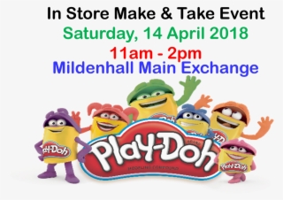 With The Play Doh Make And Take Event Your Child Can - Play Doh Show #9175112