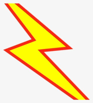 Lightning Clipart Red Lightning - Transparent Lightning Cartoon Png #9177367