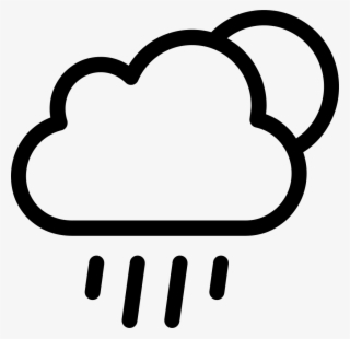Rainy Weather Symbol Comments - Cloud Symbol #9177393