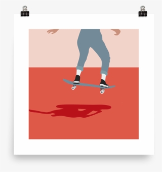Lindseyrem Skater Poster - Snowboarding #9177478