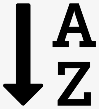 Png File - Sort Ascending Icon #9178130