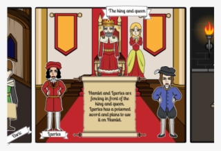 Hamlet Clipart King Sword - Cartoon #9178177