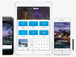 Smartphone Clipart Futuristic - Hilton Connected Room #9178554
