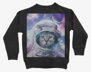 Astro Cat Classic Kids Sweatshirt - Sweatshirt #9179297