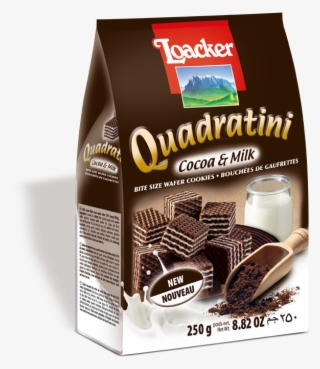 Loacker Quadratini Cocoa And Milk #9179458