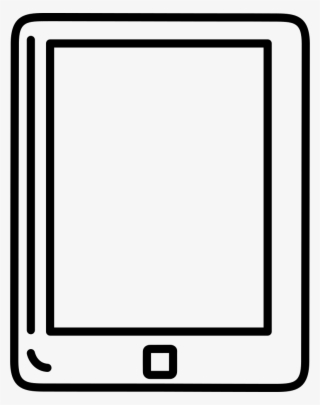 Picture Free Stock Svg Png Icon Free Download Onlinewebfonts - Tablet Outline #9179715