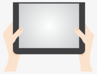 Tablet Clipart Ipad Icon - Person Holding Ipad Icon #9179718