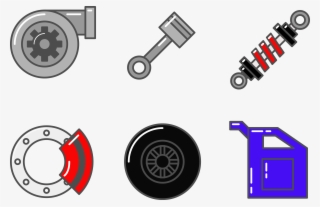 Free Car Parts Vector - Automotive Parts Vector Free #9180119