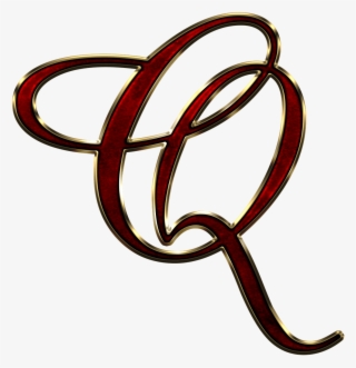 Capital Letter Q Red - Queen Shop #9180412