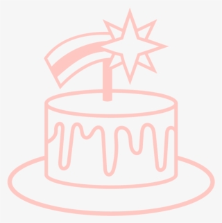 Rachel Emma Cake Icon Pink - Circle #9180635