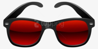 Free Png Download Black And Red Sunglasses Clipart - Sunglass Png For Pics Art #9180931