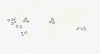 Summer Map - World Map Negative Png #9181111