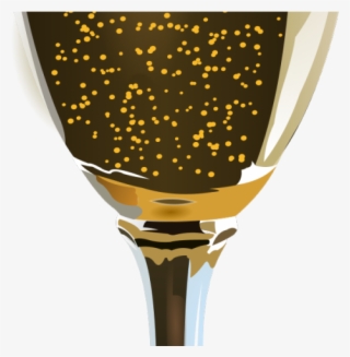 Wine Glass Gold Clipart #9181393