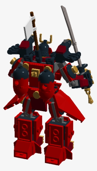 Samurai Micro Mech Back 2 - Mecha #9182454