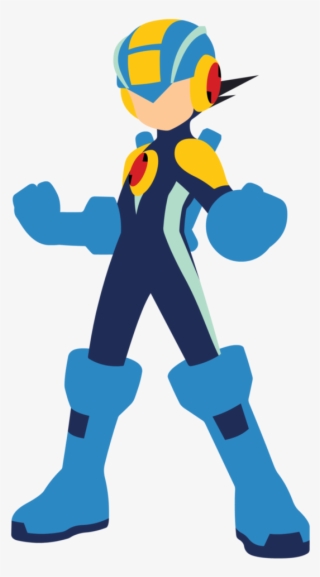Megaman Vector By Jax89man - Megaman Battle Network Minimalist #9182621