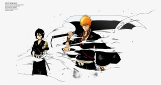 Kuchiki Rukia, Kurosaki Ichigo - Ichigo Death & Strawberry #9183385