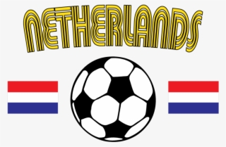 Netherlands Flag Soccer Ball Holland Nederlands Football - Soccer Ball Vector Png #9183808