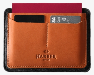 Flat Leather Passport Holder Wallet Harber London - Leather Passport Holder #9185403