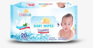 Cherub Baby Wipes 20's - Baby #9186388