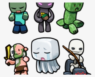 Drawn Minecraft Monsters - Minecraft Kawaii #9186665