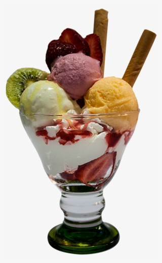 Helados En Copa Png - Copa De Helado Png #9187980