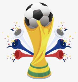 Pegatina Copa Del Mundo Balón - World Cup 2018 Trophy Vector #9188018