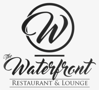 Logo The Waterfront Restaurant - Calligraphy #9188334