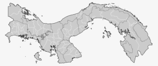 Mapa De Panamá - Panama Country Outline #9188794